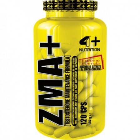 4+ Nutrition ZMA+ 120 caps.