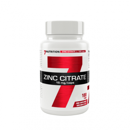 7 Nutrition Zinc Citrate 100 caps.