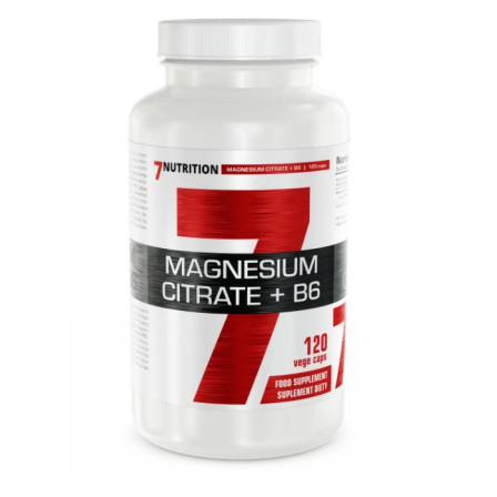 7 Nutrition Magnesium Citrate + B6 120 caps.