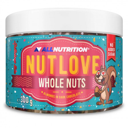 Allnutrition Nutlove Whole Nuts 300 gr. Almonds In Dark Chocolate