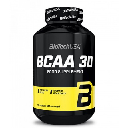 BioTech USA BCAA 3D 180 caps.
