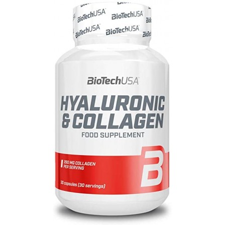 Biotech USA Hyaluronic & Collagen 30 caps.