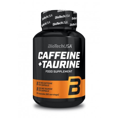 BioTech USA Caffeine + Taurine 60 caps.