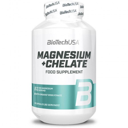 Biotech USA Magnesium+Chelate 60 caps.