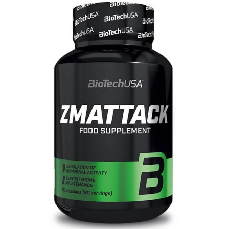 BioTech USA Zmattack 60 caps.