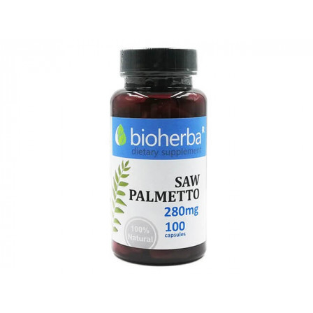 Bioherba Saw Palmetto 280 mg. 100 caps.