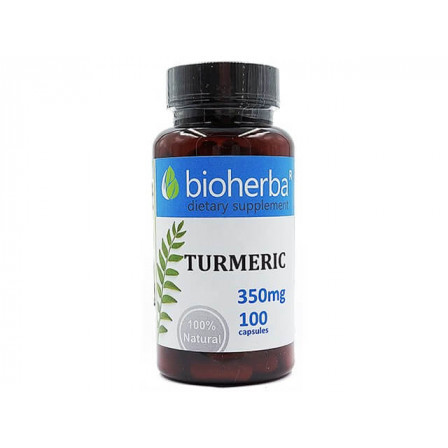 Bioherba Turmeric 350 mg 100 caps.