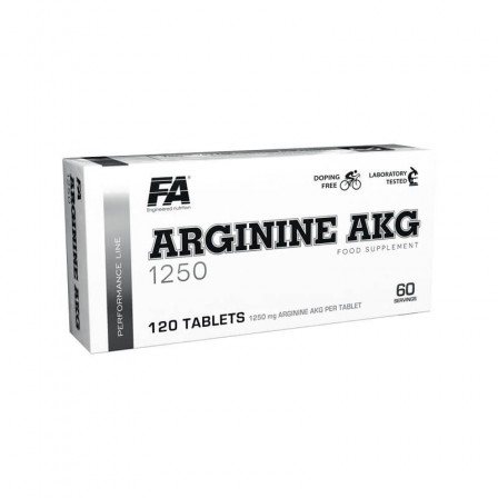 FA Nutrition Arginine AKG 120 tabs.