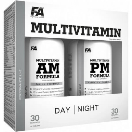 FA Nutrition MultiVitamin AM/PM Formula 180 tabs.