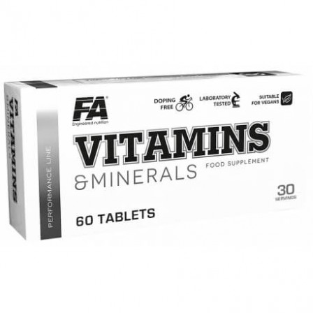 FA Nutrition Vitamins & Minerals 60 tab.