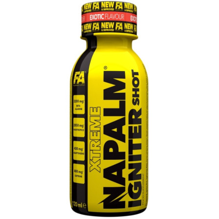FA Nutrition Xtreme Napalm Igniter Shot 120 ml.