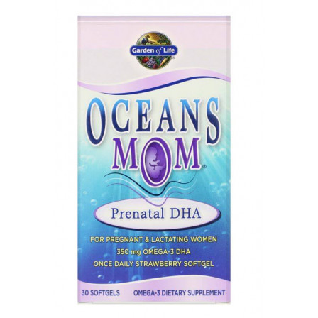 Garden of Life Oceans Mom Prenatal DHA 30 Softgels