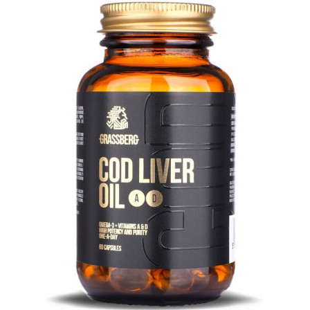 Grassberg Cod Liver Oil 60 caps.