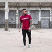 Gym Beam T-Shirt Body and Mind Cardinal Red