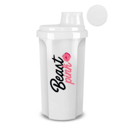 Gym Beam Shaker BeastPink White 700 ml.