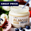 Gym Beam Almond Butter with Coconut and White Chocolate 340 gr. / Бадемово масло с кокос и бял шоколад