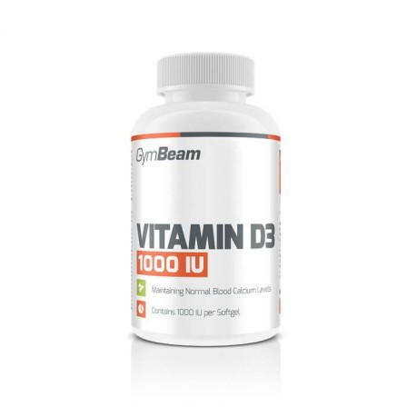 Gym Beam Vitamin D3 1000 IU 60 caps.