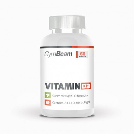 Gym Beam Vitamin D3 2000 IU 60 caps.