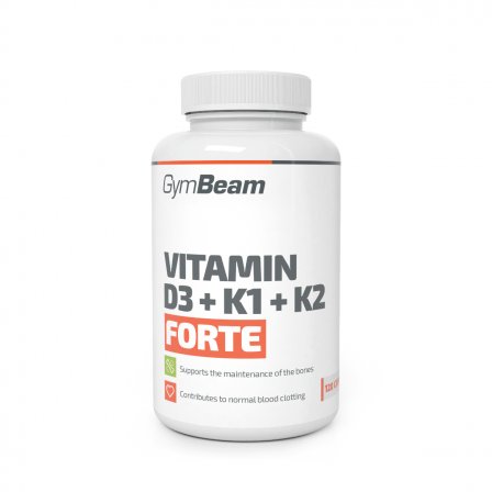 Gym Beam Vitamin D3+K1+K2 Forte 120 caps.