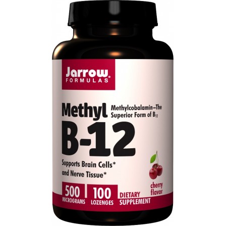 Jarrow Formulas Methyl B-12 500 mcg 100 Lozenges