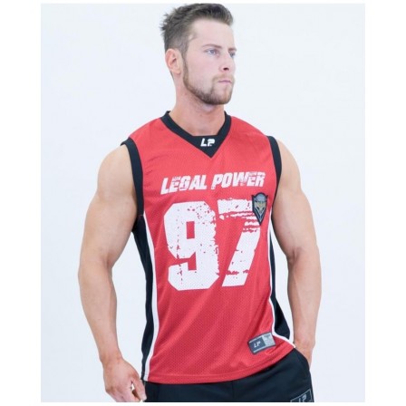 Legal Power Mesh Basketball Shirt 2701-760 Red