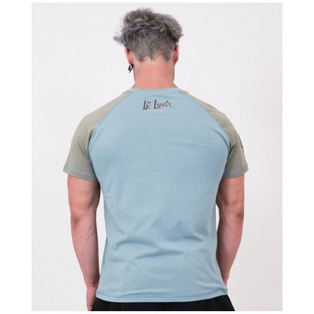 Legal Power T-shirt PUMPING ERCAN 9700-869 Taupe Grey/Stone Blue