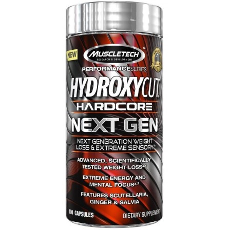 MuscleTech Hydroxycut Hardcore Next Gen 100 caps.