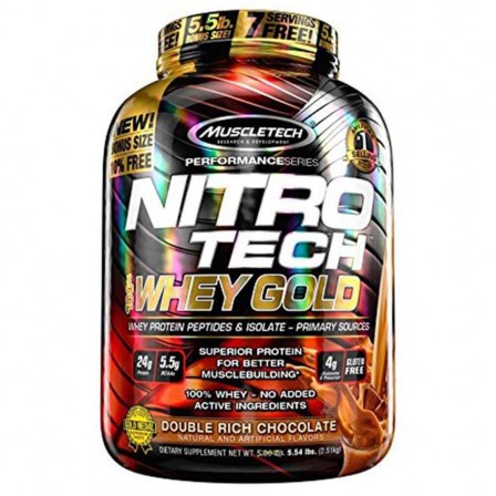 MuscleTech Nitro Tech 100% Whey Gold 2510 gr.