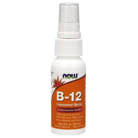 Now Foods B-12 Liposomal Spray 1000 mcg 59 ml.