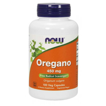 Now Foods Oregano 450 mg 100 veg caps.