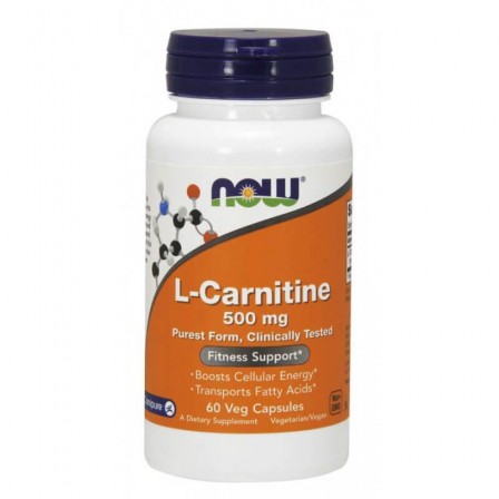 Now Foods L-Carnitine 500 mg. 60 veg caps.