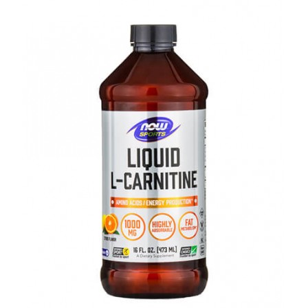 NOW Foods L-Carnitine Liquid 1000 mg. 473 ml.