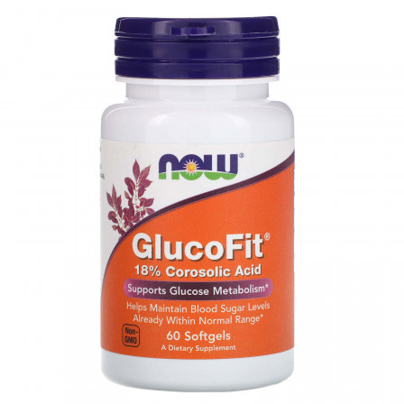 Now Foods GlucoFit 60 Softgles