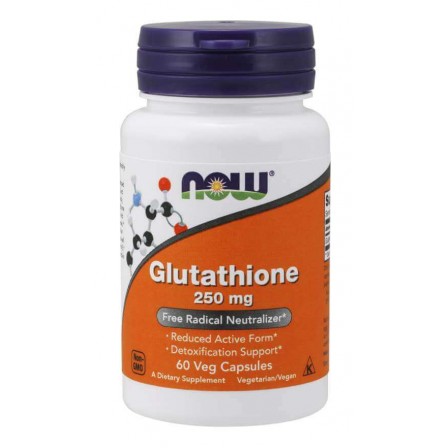 Now Foods Glutathione 250 mg. 60 veg. caps.