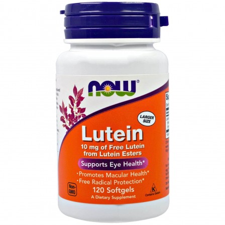 Now Foods Lutein 10mg 120 softgels