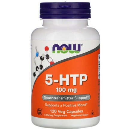 Now Foods 5-HTP 100 mg 120 Veg Capsules