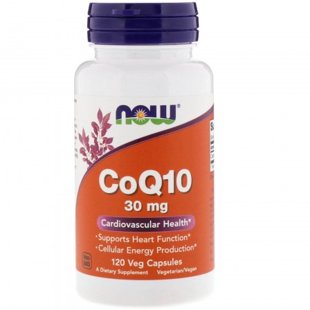 Now Foods CoQ10 30 mg 120 veg caps.