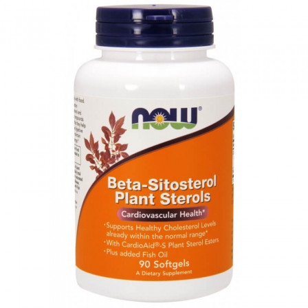 Now Foods Beta-Sitosterol Plant Sterols 90 softgels