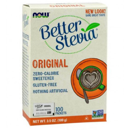 Now Foods Better Stevia Original 100 Packets