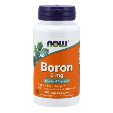 Now Foods Boron 3mg 100 vcaps.