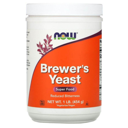 NOW Foods Brewers Yeast 454 gr. - Бирена мая