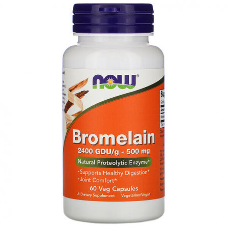 Now Foods Bromelain 500 mg 60 vcaps.