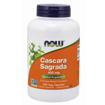 Now Foods Cascara Sagrada 450 mg 250 veg caps.