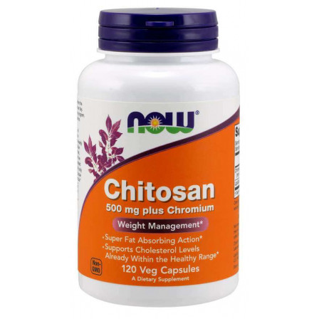 Now Foods Chitosan 500 mg 120 vcaps.