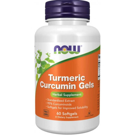Now Foods Turmeric Curcumin Gels 60 Softgels