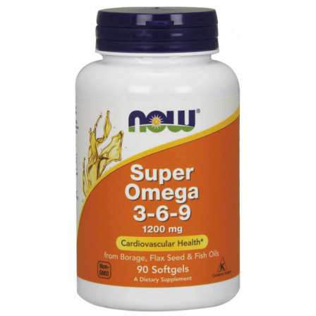Now Foods Super Omega 3-6-9 1200 mg. 90 Softgels