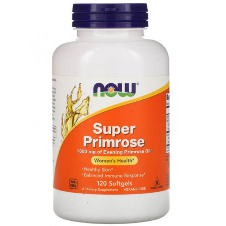 NOW Foods Super Primrose 1300 mg. 120 Softgels