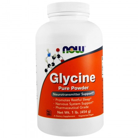 Now Foods Glycine Pure Powder 454 gr.