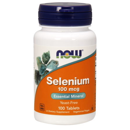 NOW Foods Selenium 100mcg 100 tabs.