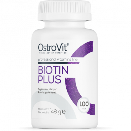OstroVit Biotin Plus 100 tabs.